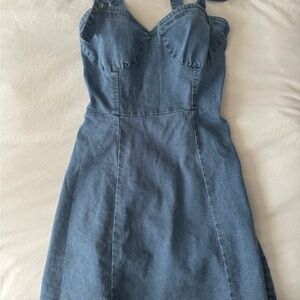 Blue Denim Dress FashionNova